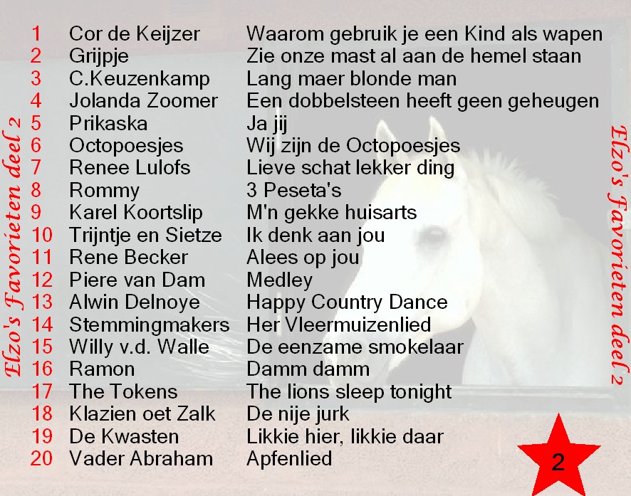 Elzos Favorieten  Deel 02 : Back